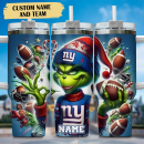New York Giants NFL Custom Stanley Quencher 30oz-40oz Stainless Steel Tumbler Hot And Cold Tumbler