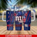 New York Giants NFL Custom Stanley Quencher 30oz-40oz Stainless Steel Tumbler Hot And Cold Tumbler
