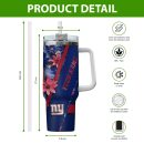 New York Giants NFL Custom Stanley Quencher 30oz-40oz Stainless Steel Tumbler Hot And Cold Tumbler
