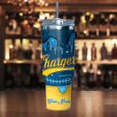 Los Angeles Chargers NFL Custom Stanley Quencher 30oz-40oz Stainless Steel Tumbler Hot And Cold Tumbler