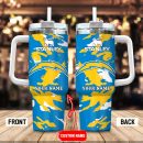 Los Angeles Chargers NFL Custom Stanley Quencher 30oz-40oz Stainless Steel Tumbler Hot And Cold Tumbler