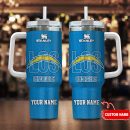 Los Angeles Chargers NFL 3D Logo Custom Stanley Quencher 30oz-40oz Stainless Steel Tumbler Hot And Cold Tumbler
