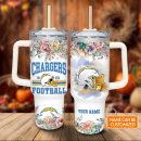 Los Angeles Chargers NFL Custom Stanley Quencher 30oz-40oz Stainless Steel Tumbler Hot And Cold Tumbler