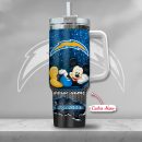NFL Los Angeles Chargers Mickey Mouse Custom Stanley Quencher 30oz-40oz Stainless Steel Tumbler Hot And Cold Tumbler