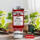 San Francisco 49ers NFL Nutrition Facts Custom Stanley Quencher 30oz-40oz Stainless Steel Tumbler Hot And Cold Tumbler