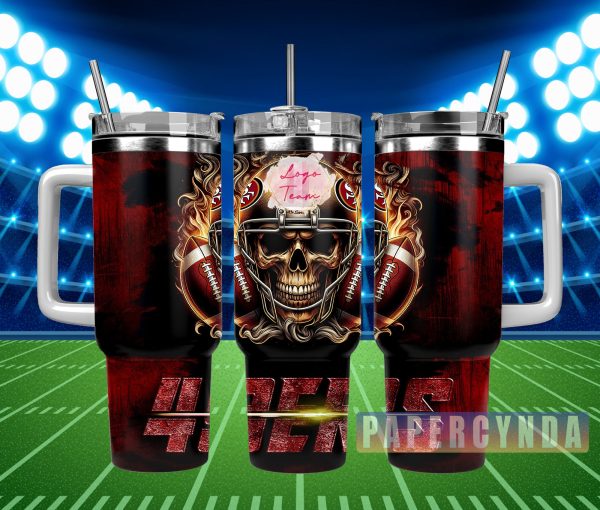 San Francisco 49ers Custom Stanley Quencher 30oz-40oz Stainless Steel Tumbler Hot And Cold Tumbler