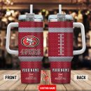 San Francisco 49ers NFL Crystal Custom Stanley Quencher 30oz-40oz Stainless Steel Tumbler Hot And Cold Tumbler