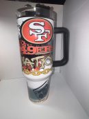 San Francisco 49ers NFL Custom Stanley Quencher 30oz-40oz Stainless Steel Tumbler Hot And Cold Tumbler