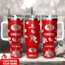 San Francisco 49ers NFL Custom Stanley Quencher 30oz-40oz Stainless Steel Tumbler Hot And Cold Tumbler