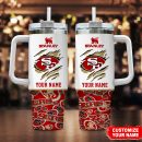 San Francisco 49ers NFL Custom Stanley Quencher 30oz-40oz Stainless Steel Tumbler Hot And Cold Tumbler