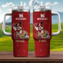 San Francisco 49ers NFL Mickey Mouse Custom Stanley Quencher 30oz-40oz Stainless Steel Tumbler Hot And Cold Tumbler