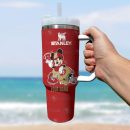 San Francisco 49ers NFL Mickey Mouse Custom Stanley Quencher 30oz-40oz Stainless Steel Tumbler Hot And Cold Tumbler