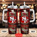 San Francisco 49ers NFL Custom Stanley Quencher 30oz-40oz Stainless Steel Tumbler Hot And Cold Tumbler