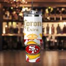 San Francisco 49ers NFL Corona Extra Custom Stanley Quencher 30oz-40oz Stainless Steel Tumbler Hot And Cold Tumbler