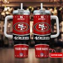 San Francisco 49ers NFL Custom Stanley Quencher 30oz-40oz Stainless Steel Tumbler Hot And Cold Tumbler
