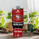 San Francisco 49ers NFL Custom Stanley Quencher 30oz-40oz Stainless Steel Tumbler Hot And Cold Tumbler