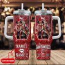 San Francisco 49ers NFL Mickey And Minnie Couple Custom Stanley Quencher 30oz-40oz Stainless Steel Tumbler Hot And Cold Tumbler