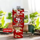 San Francisco 49ers NFL Custom Stanley Quencher 30oz-40oz Stainless Steel Tumbler Hot And Cold Tumbler