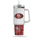 San Francisco 49ers NFL Custom Stanley Quencher 30oz-40oz Stainless Steel Tumbler Hot And Cold Tumbler
