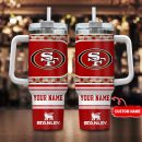 San Francisco 49ers NFL Custom Stanley Quencher 30oz-40oz Stainless Steel Tumbler Hot And Cold Tumbler