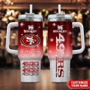San Francisco 49ers NFL Custom Stanley Quencher 30oz-40oz Stainless Steel Tumbler Hot And Cold Tumbler