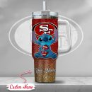 San Francisco 49ers NFL Custom Stanley Quencher 30oz-40oz Stainless Steel Tumbler Hot And Cold Tumbler