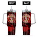 San Francisco 49ers NFL Custom Stanley Quencher 30oz-40oz Stainless Steel Tumbler Hot And Cold Tumbler