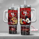 San Francisco 49ers NFL Custom Stanley Quencher 30oz-40oz Stainless Steel Tumbler Hot And Cold Tumbler