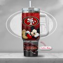 San Francisco 49ers NFL Custom Stanley Quencher 30oz-40oz Stainless Steel Tumbler Hot And Cold Tumbler