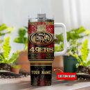 San Francisco 49ers NFL Custom Stanley Quencher 30oz-40oz Stainless Steel Tumbler Hot And Cold Tumbler