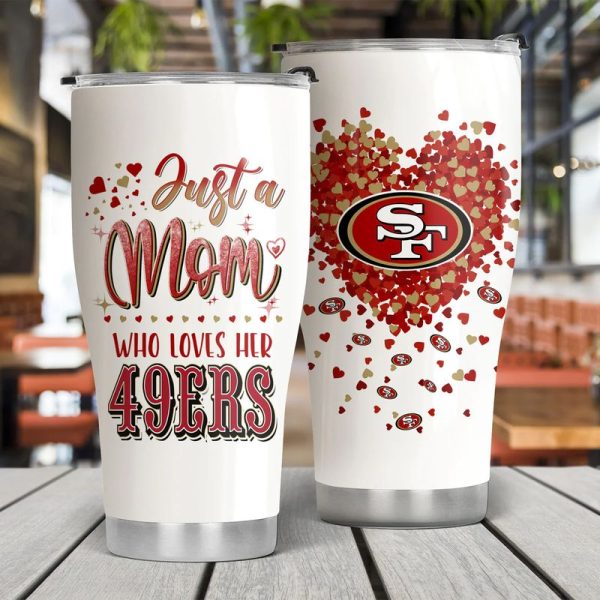 San Francisco 49ers NFL Custom Stanley Quencher 30oz-40oz Stainless Steel Tumbler Hot And Cold Tumbler
