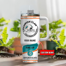 Miami Dolphins NFL Champion Claw Custom Stanley Quencher 30oz-40oz Stainless Steel Tumbler Hot And Cold Tumbler