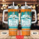 Miami Dolphins NFL Kings Of Football Custom Stanley Quencher 30oz-40oz Stainless Steel Tumbler Hot And Cold Tumbler