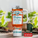 Miami Dolphins NFL Nutrition Facts Custom Stanley Quencher 30oz-40oz Stainless Steel Tumbler Hot And Cold Tumbler