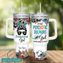 Miami Dolphins NFL Custom Stanley Quencher 30oz-40oz Stainless Steel Tumbler