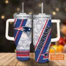 New England Patriots NFL Custom Stanley Quencher 30oz-40oz Stainless Steel Tumbler Hot And Cold Tumbler