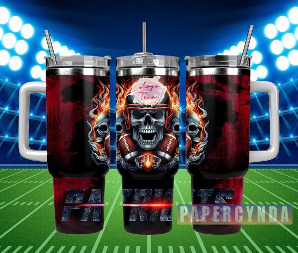 New England Patriots Custom Stanley Quencher 30oz-40oz Stainless Steel Tumbler Hot And Cold Tumbler