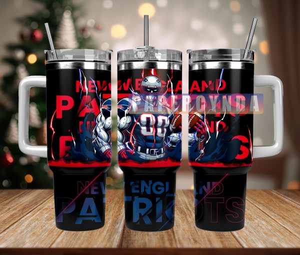 New England Patriots Custom Stanley Quencher 30oz-40oz Stainless Steel Tumbler Hot And Cold Tumbler