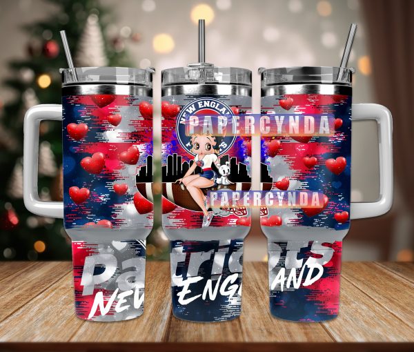 New England Patriots Custom Stanley Quencher 30oz-40oz Stainless Steel Tumbler Hot And Cold Tumbler
