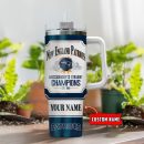 New England Patriots NFL Jim Beam Custom Stanley Quencher 30oz-40oz Stainless Steel Tumbler Hot And Cold Tumbler