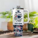 New England Patriots NFL Custom Stanley Quencher 30oz-40oz Stainless Steel Tumbler Hot And Cold Tumbler