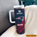 New England Patriots NFL Custom Stanley Quencher 30oz-40oz Stainless Steel Tumbler Hot And Cold Tumbler
