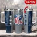 New England Patriots NFL Custom Stanley Quencher 30oz-40oz Stainless Steel Tumbler Hot And Cold Tumbler
