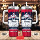 New England Patriots NFL Kings Of Football Custom Stanley Quencher 30oz-40oz Stainless Steel Tumbler Hot And Cold Tumbler