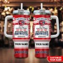 New England Patriots NFL Super Bowl Champs Pride Custom Stanley Quencher 30oz-40oz Stainless Steel Tumbler Hot And Cold Tumbler