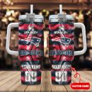 New England Patriots NFL Custom Stanley Quencher 30oz-40oz Stainless Steel Tumbler Hot And Cold Tumbler