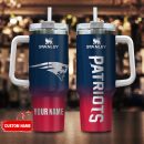 New England Patriots NFL Custom Stanley Quencher 30oz-40oz Stainless Steel Tumbler Hot And Cold Tumbler