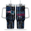New England Patriots NFL Hunting Custom Stanley Quencher 30oz-40oz Stainless Steel Tumbler Hot And Cold Tumbler