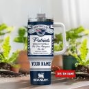 New England Patriots NFL Kings Of Football Custom Stanley Quencher 30oz-40oz Stainless Steel Tumbler Hot And Cold Tumbler