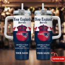New England Patriots NFL Corona Extra Custom Stanley Quencher 30oz-40oz Stainless Steel Tumbler Hot And Cold Tumbler